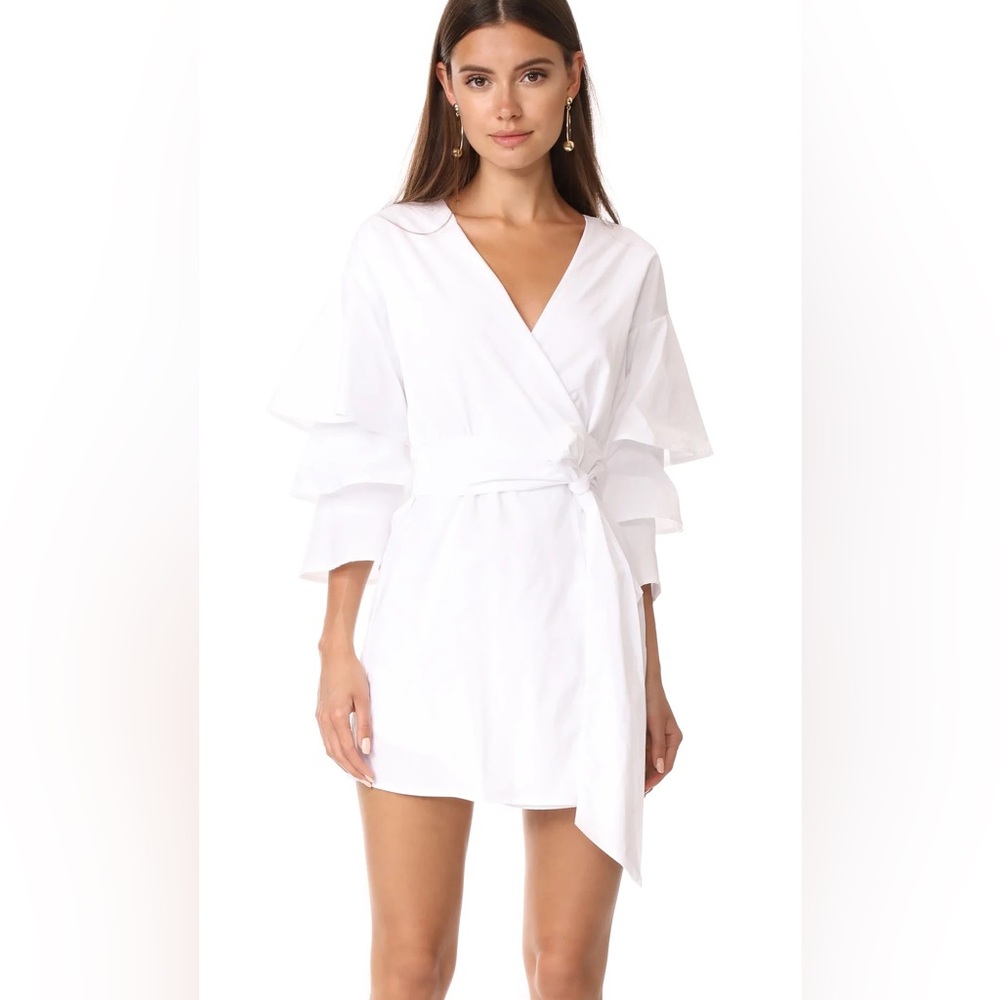 Endless rose poplin wrap dress